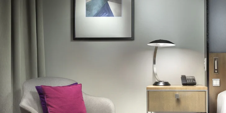 Největší apartmán King Executive (55 m²) nabídne dokonce dvě koupelny.