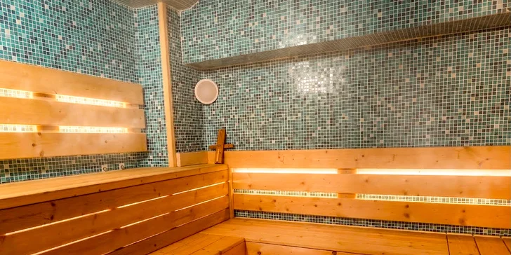 Suchá sauna je tu pro ty, kteří to mají rádi horké.