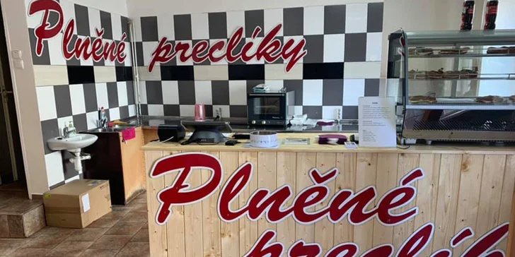 Dostanete ji v podniku Plněné preclíky. 