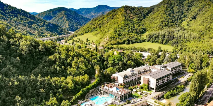 V kúpeľnom mestečku Bagno di Romagna na vás čaká štvorhviezdičkový Ròseo Euroterme Wellness Resort.
