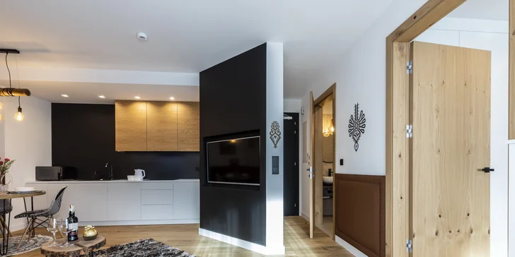 Rozloha apartmánu Royal Giewont SPA je 47 m2.