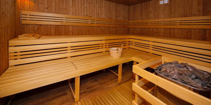 V rámci romantického pobytu máte i vstup do privátního wellness.