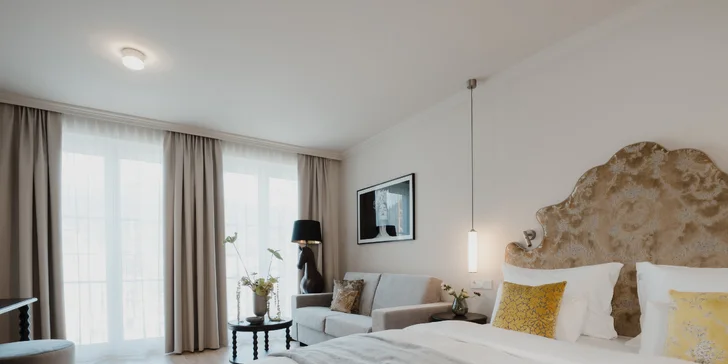 Deluxe pokoje jsou prostornější a nabízí i přistýlku.