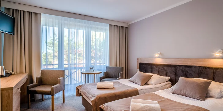 Hotel NAT v malebném letovisku Jarosławiec prošel citlivou rekonstrukcí, aby vám nabídla špičkové zázemí pro relaxaci i aktivní odpočinek.