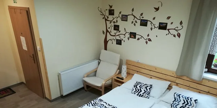 Děti do 3,9 let mají ubytování zdarma bez nároku na lůžko. Můžete jim půjčit dětskou postýlku.