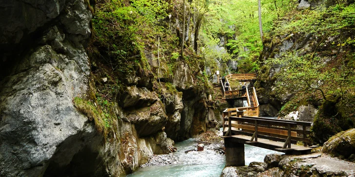 Na programe je tiesňava Vorderkaserklamm a Seisenbergklamm.
