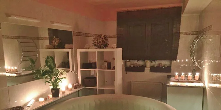 Strávit můžete hodinu ve whirlpool...