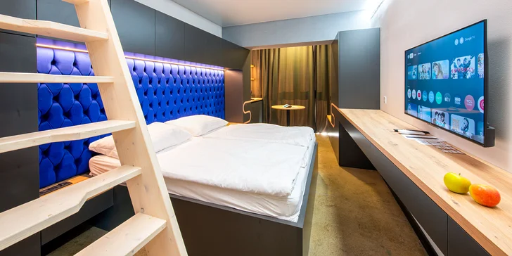 K dispozícii máte klimatizáciu, minibar, set na prípravu kávy a čaju, súkromnú kúpeľňu aj terasu.