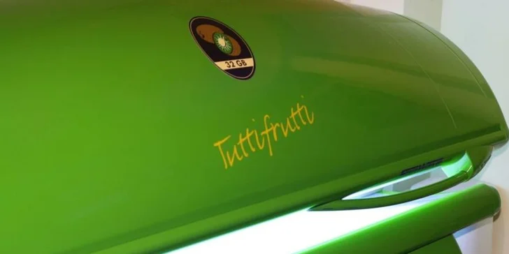 Profesionální horizontální solárium Tutti Frutti osvědčeného německého výrobce UWE.