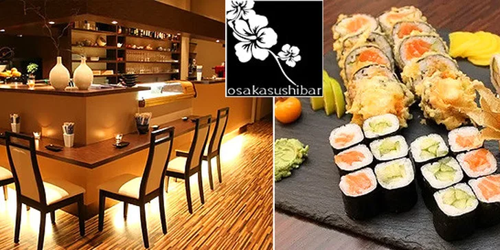 Výborné sushi pre 2 v Osaka sushi bare