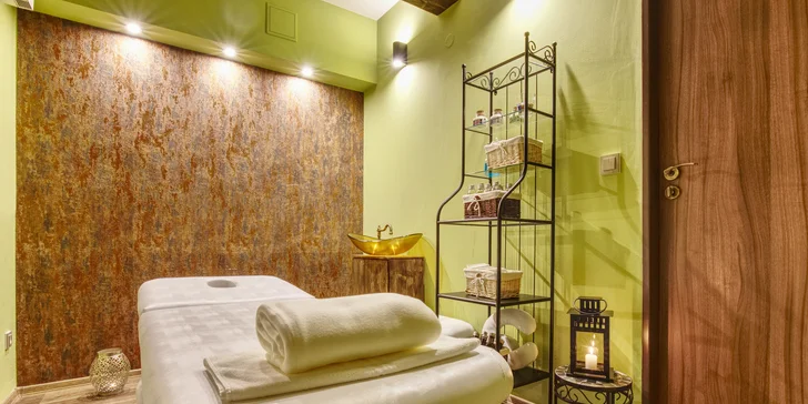 Na masáže a další wellness máte 15% slevu. 