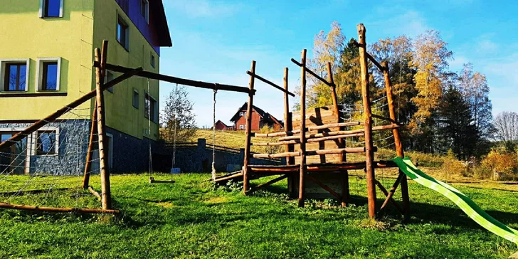 V areálu chat je spousta možností, jak se zabavit.