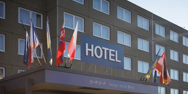 Hotel stojí pri brnianskom výstavisku a v blízkosti zábavného centra VIDA!