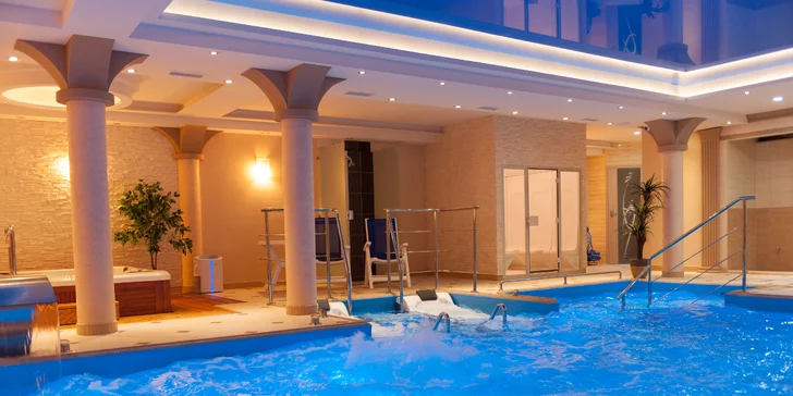 Užijete si neomezený vstup do hotelového wellness.