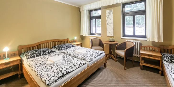 Příjemný hotel se nachází v Josefově Dole. 