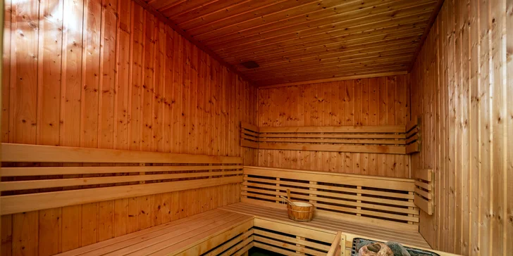 Za příplatek můžete využít wellness se saunou a bazénem.
