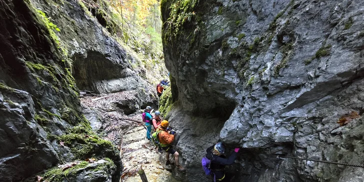 Via ferrata Kyseľ v Slovenskom Raji
