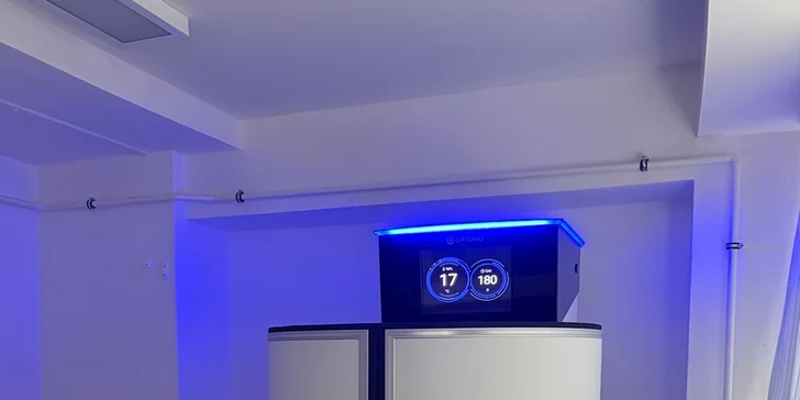 V kryokomoře strávíte 2 až 3 minuty. 