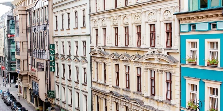 Hotel sa nachádza v historickej budove.