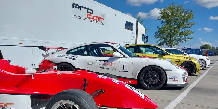 FORMULA DALLARA MASTERS, PORSCHE 911 GT3, BMW M4 CS a FORD MUSTANG GT 5.0 V8 CHALLENGE
