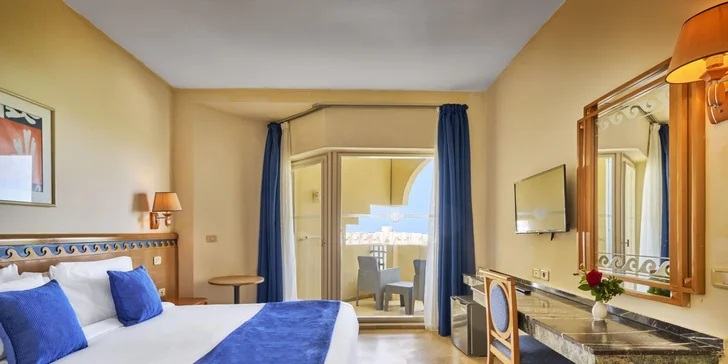 Hotel nabízí komfortní klimatizované pokoje. 