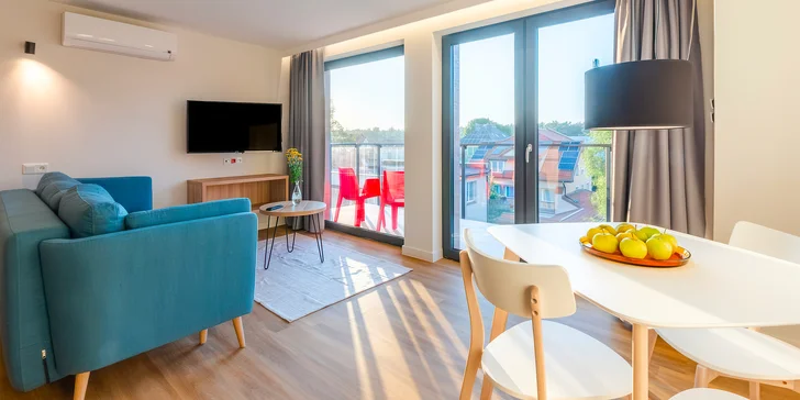 Na výběr jsou apartmány s balkonem či bez.