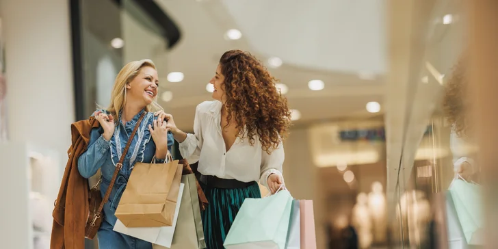 Nákupy v OC Westfield si opravdu užijete.