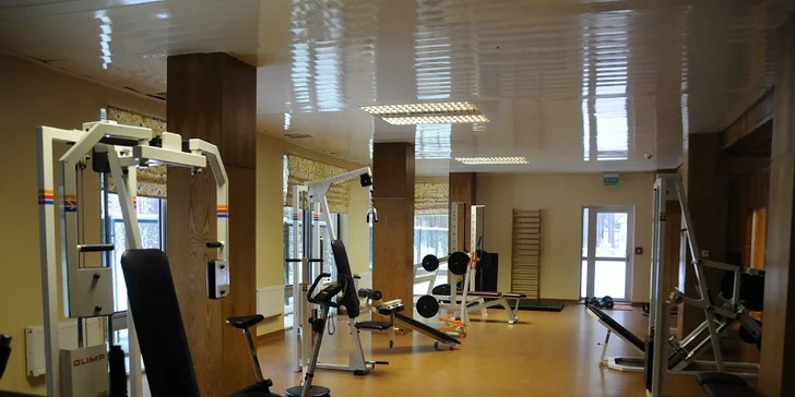 Pre aktívnych hostí je neobmedzene otvorené fitness.