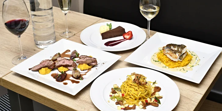 Degustační menu dle výběru i s možností vinného párování pro 2 osoby
