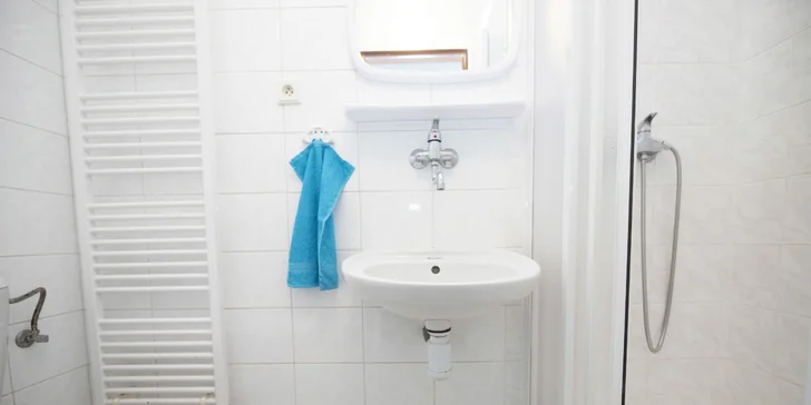 Samozřejmostí je vlastní koupelna. 