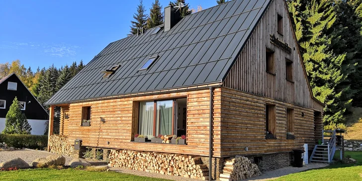 Pobyt v moderním apartmánu v Harrachově pro partu či rodinu