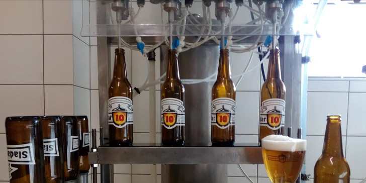 Během exkurze můžete konzumovat pivo dle libosti.