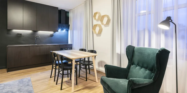 V ponuke je apartmán pre 2 alebo 3 osoby.