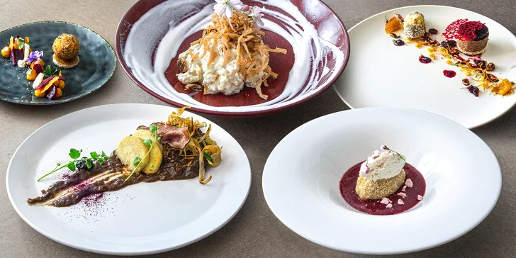Gastrozážitek: šestichodové degustační menu s aperitivem i vinným párováním pro dva