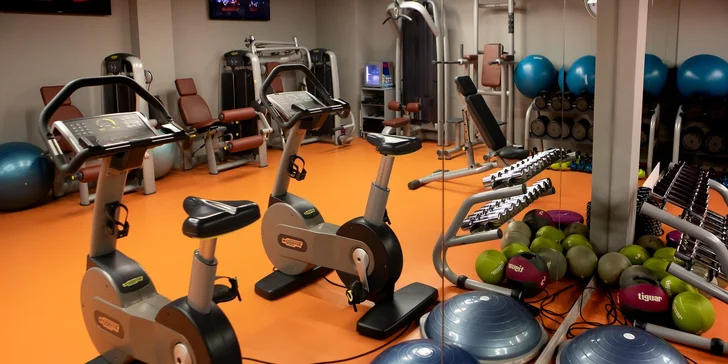 Využít můžete také fitness. 