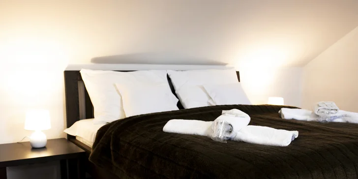 Za příplatek si ale můžete užít i apartmán Business s obývacím pokojem nebo apartmán Junior - luxusní pokoj s oddělenou ložnicí a obývacím pokojem (včetně sedací soupravy s možností rozkládání).