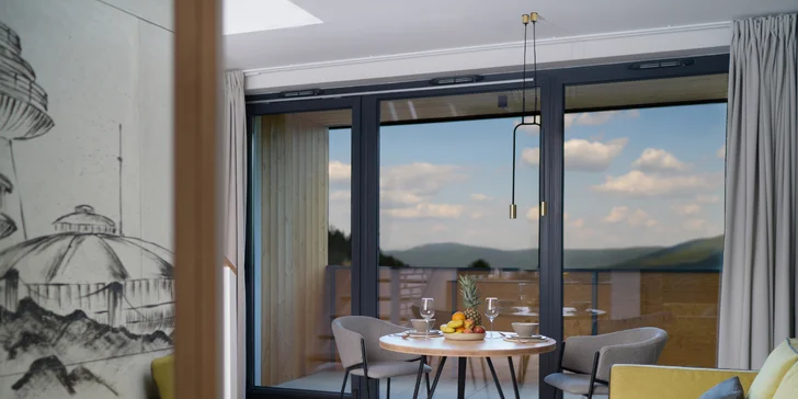 K apartmánům patří balkon nebo terasa.