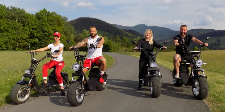 Objevujte krásy Beskyd na elektrokoloběžkách Harley style