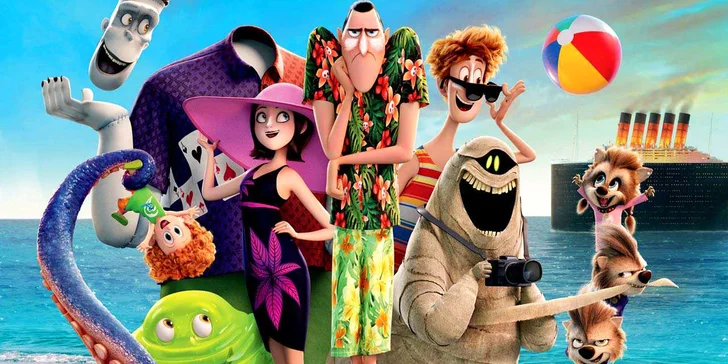2 vstupenky na rodinný animák Hotel Transylvánie 3: Příšerózní dovolená