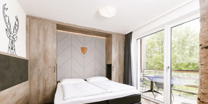 Vyberať budete z útulných apartmánov a dvojlôžkovej izby Superior.