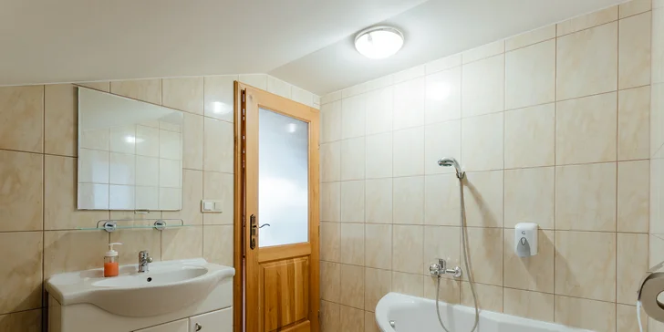 Súkromná kúpeľňa je samozrejmosťou.