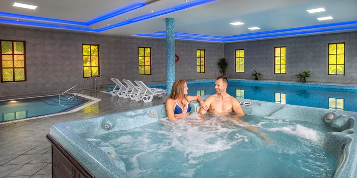 V hotelu si užijete především pořádnou porci odpočinku a pohody – v průběhu pobytu budete mít neomezený vstup do wellness center.