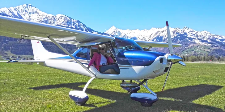 Vyzkoušejte si pilotování ultralehkého letadla Sky Lane v letecké škole Koll-air.