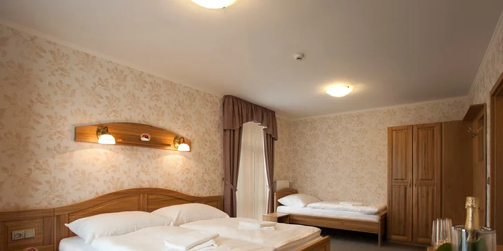 Za příplatek si můžete dopřát prostornější pokoj Superior Lux. 