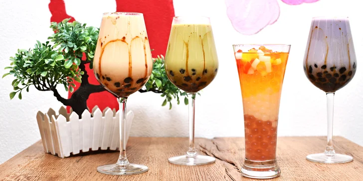 Na výběr máte jak ovocný či mléčný drink, tak kombinaci obojího. 