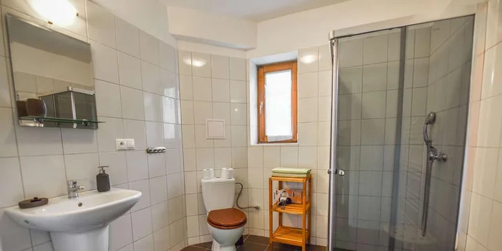 Budete mít svou vlastní koupelnu.