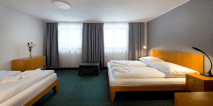 Kdykoliv v termínu do konce září vás ubytují v Hotelu Bohemia***.