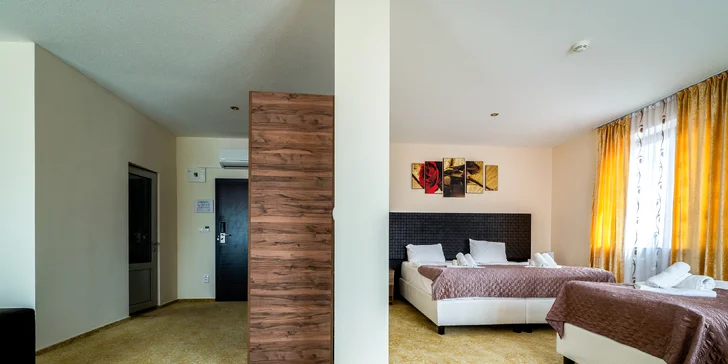 V ponuke nájdete aj väčšie izby a apartmány určené až pre štyroch hostí. 