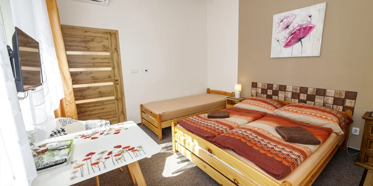 Penzion Alenka stojí jen pár kroků od Valtického zámku.