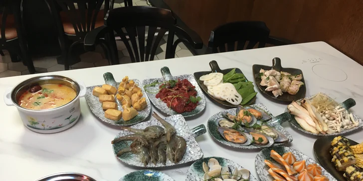 Nejprve si vyberete z pestré nabídky ingrediencí. 